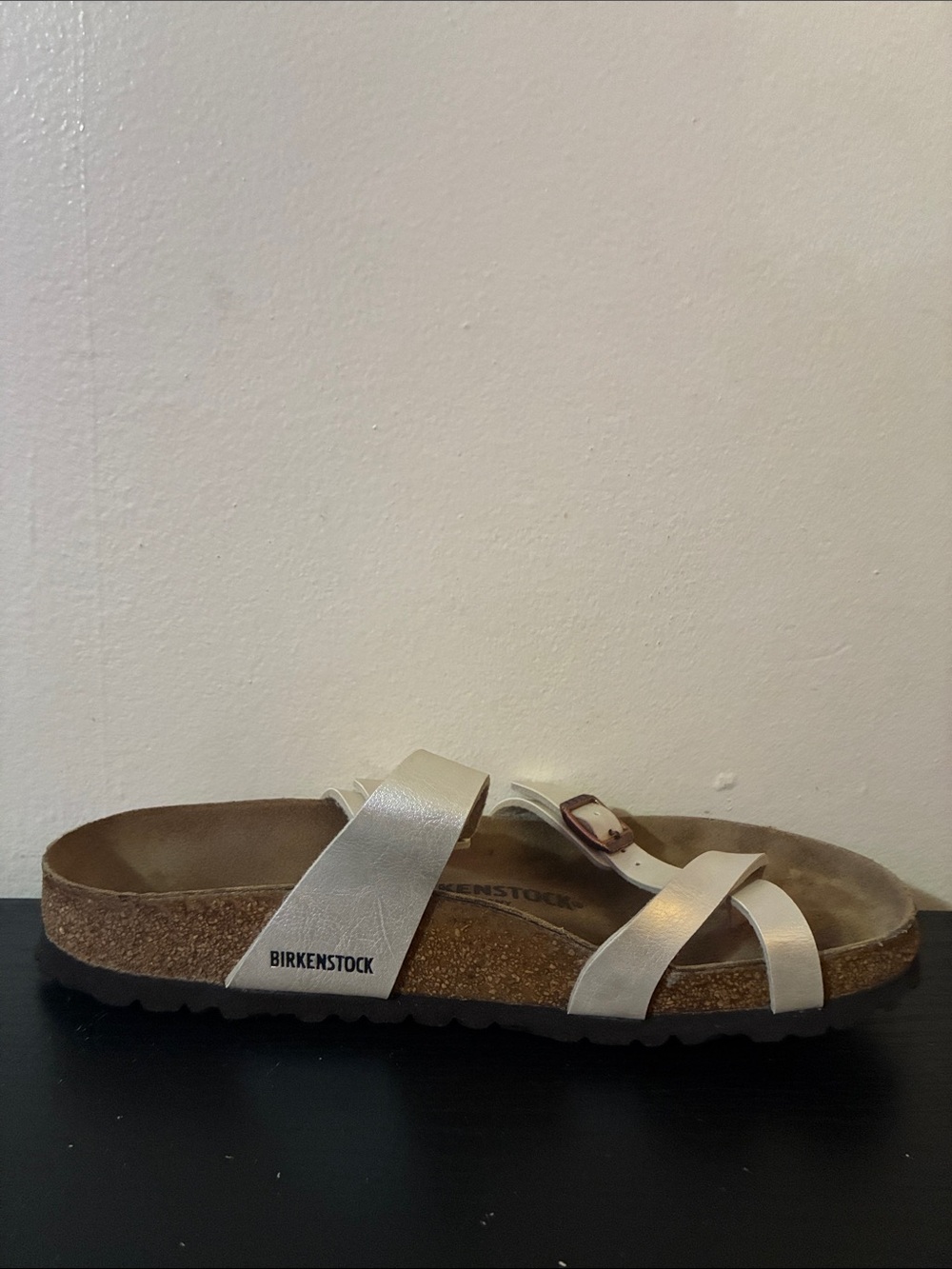 Birkenstock Mayari sandals in Graceful Pearl White womens size EU40 L9 M7 - Picture 2 of 8